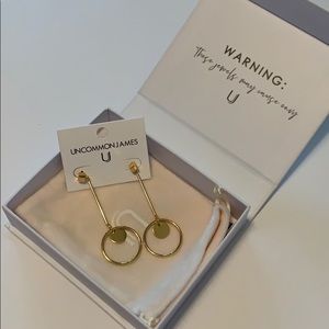 Uncommon James Gold Earrings NWT